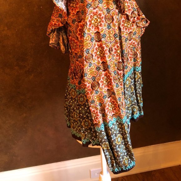 NWT Altar'd State Multicolor Floral Blouse - Picture 3 of 6